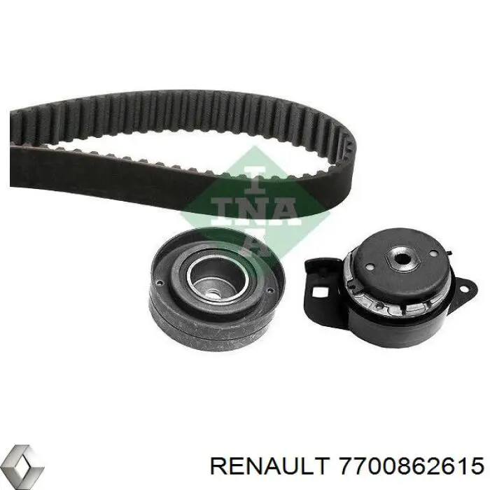 7700862615 Renault (RVI) rodillo intermedio de correa dentada