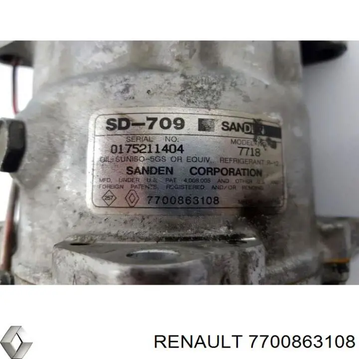 Compresor de aire acondicionado 130120R ACR