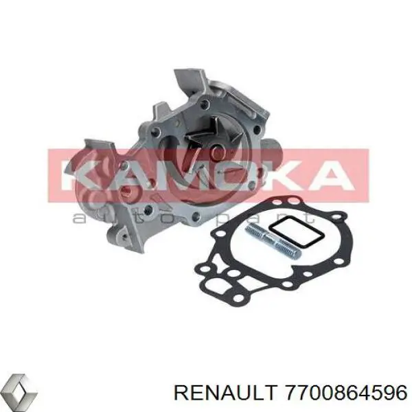 7700864596 Renault (RVI) Bomba refrigerante coche