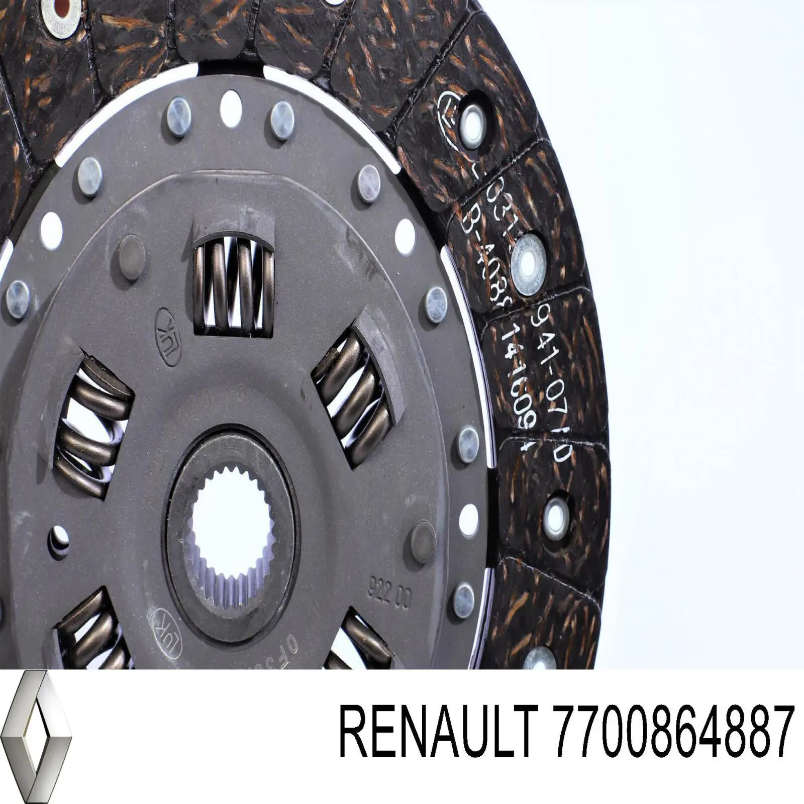 Plato de presión del embrague Renault LOGAN II MCV