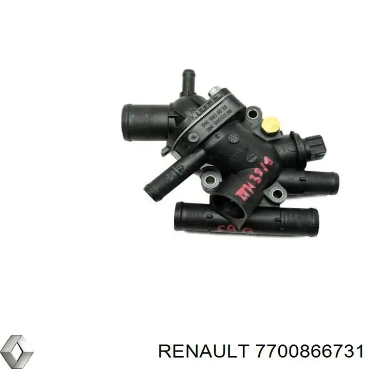 Carcasa del termostato Renault (RVI) 7700866731 precio, desde 19,06 EUR
