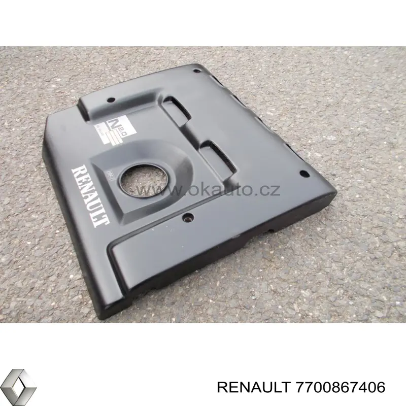 7700867406 Renault (RVI) cubierta de motor decorativa