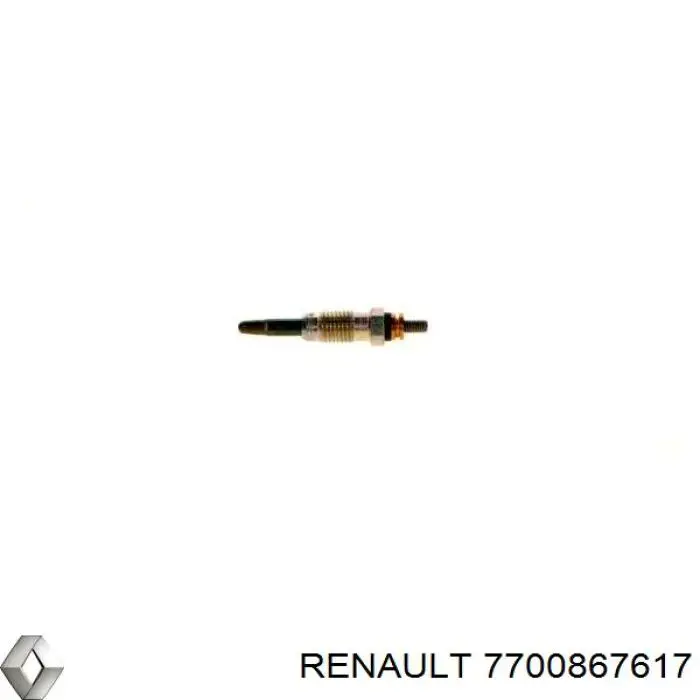 7700867617 Renault (RVI) bujía de precalentamiento