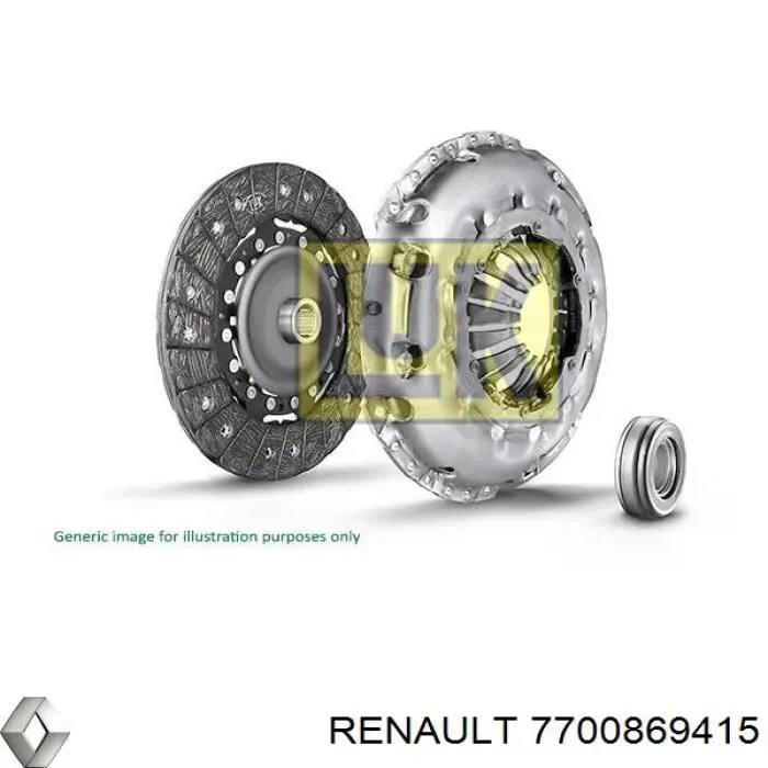 7700869415 Renault (RVI) cojinete de desembrague