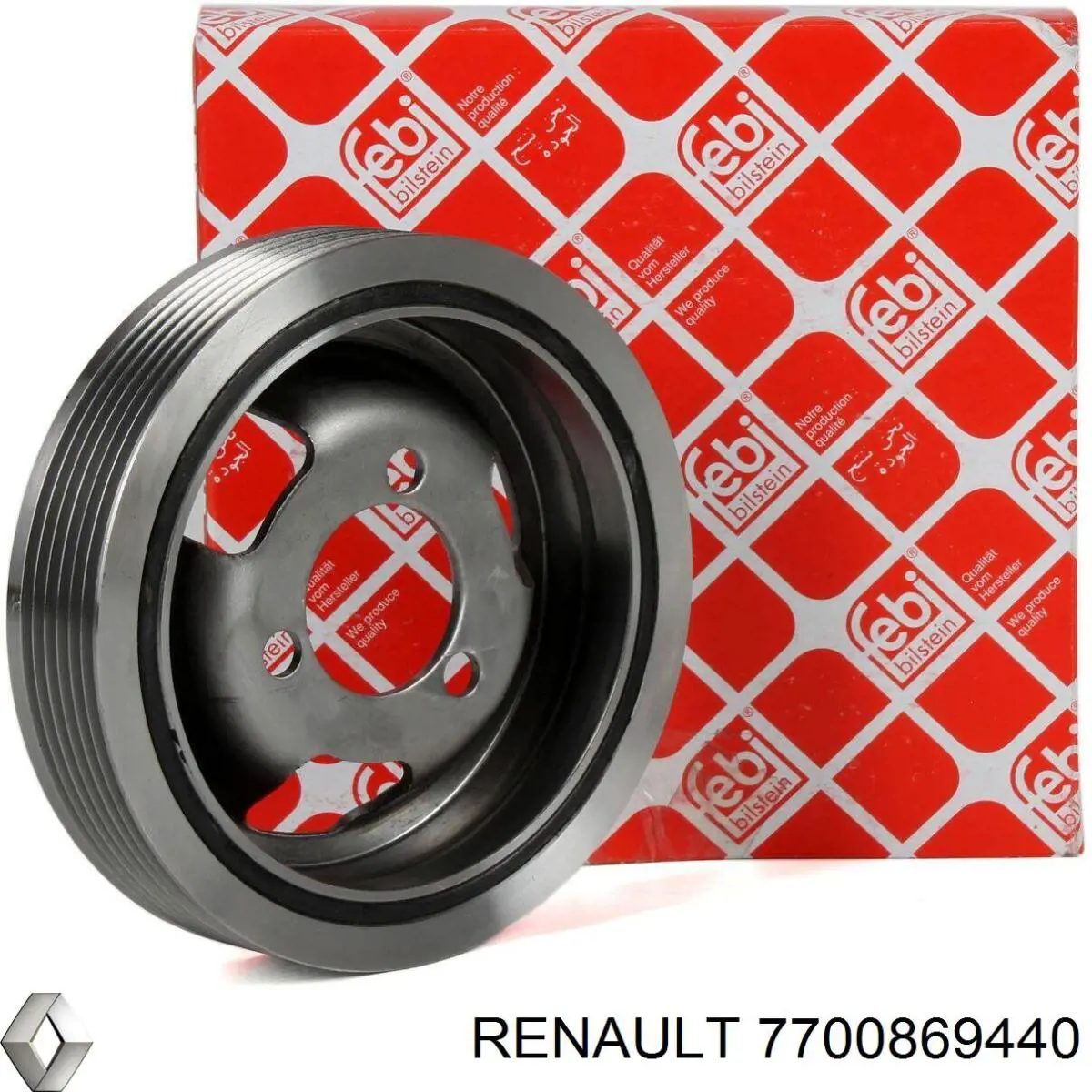 Correa de alternador 7700869440 Renault (RVI)
