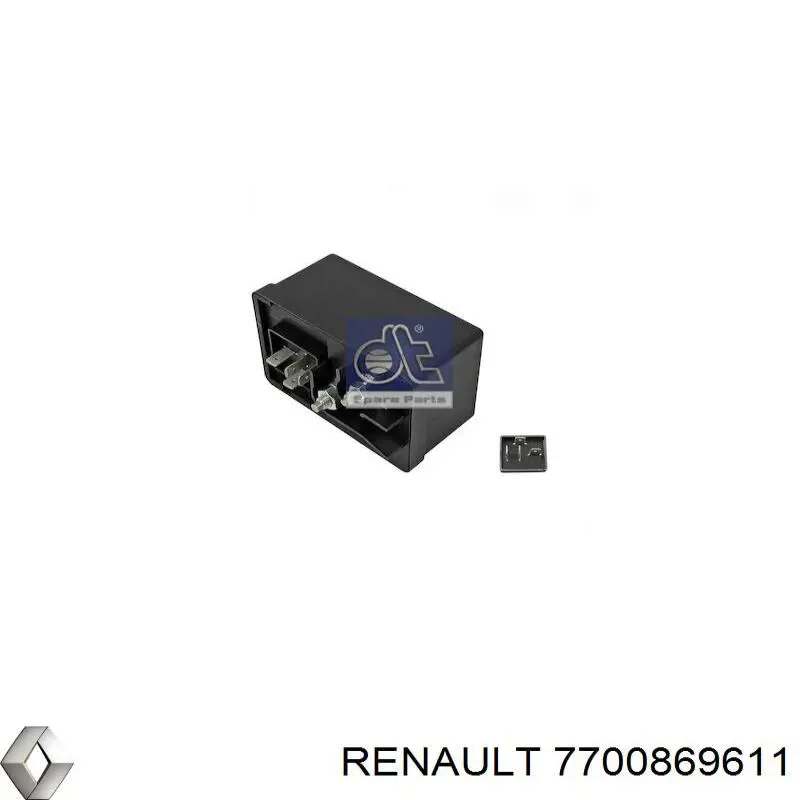 7700869611 Renault (RVI) válvula de mando de ralentí