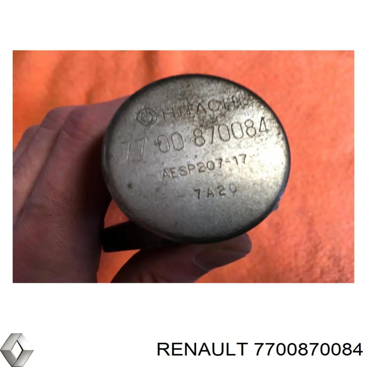 7700870084 Renault (RVI) válvula de mando de ralentí