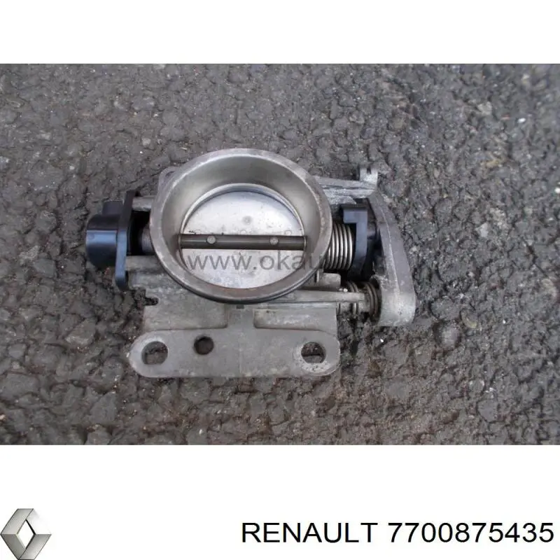 7700875435 Renault (RVI) cuerpo de mariposa completo