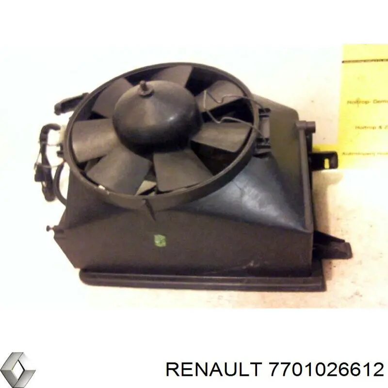 7701026612 Renault (RVI) motor eléctrico, ventilador habitáculo