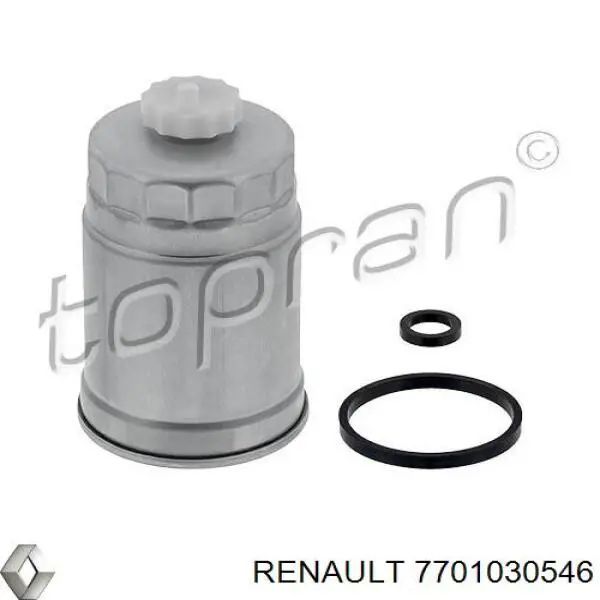 Filtro de combustible 7701030546 Renault (RVI)