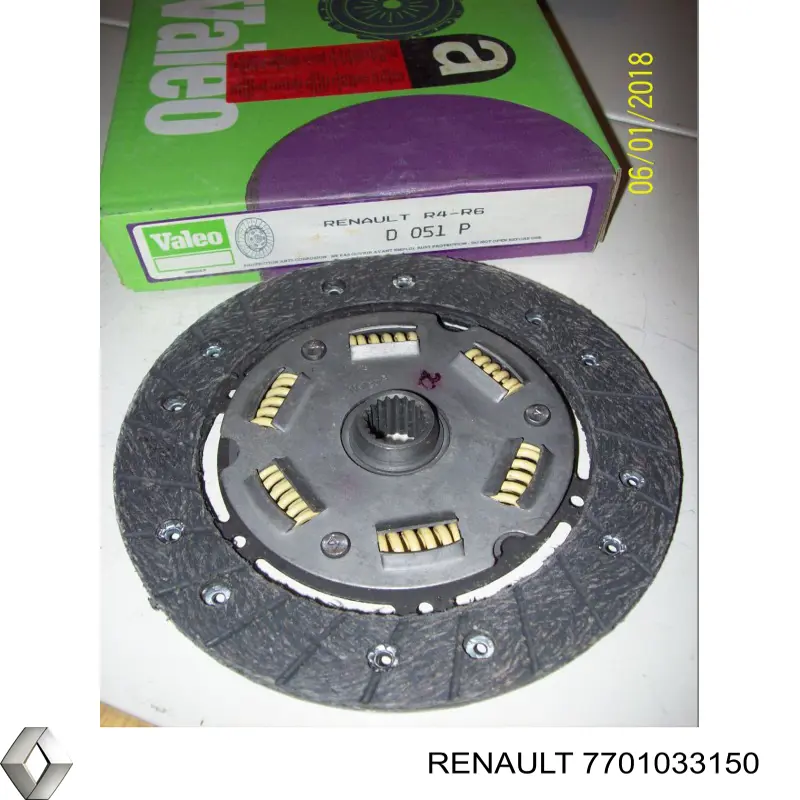 0855833800 Renault (RVI) disco de embrague