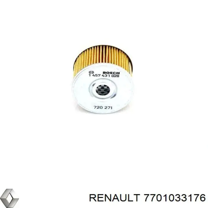 7701033176 Renault (RVI) filtro combustible