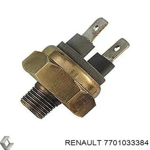 7701033384 Renault (RVI) Sensor temperatura refrigerante