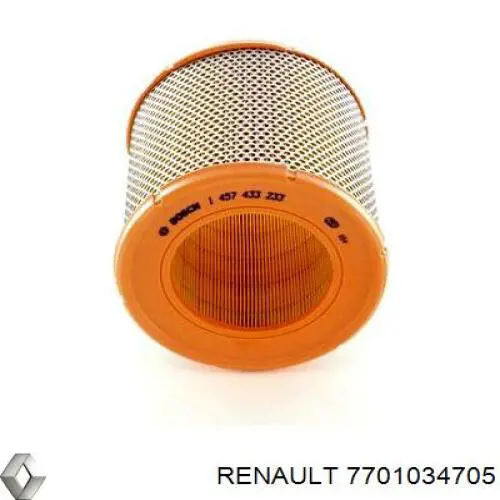 7701034705 Renault (RVI) filtro de aire