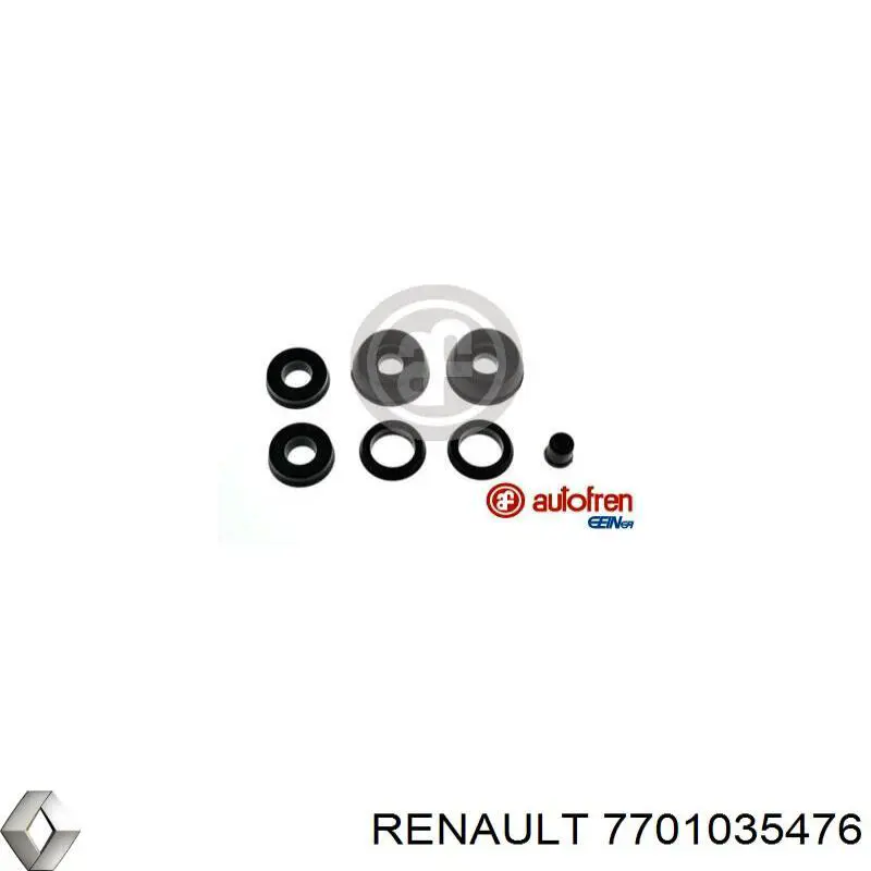 7701035476 Renault (RVI) cilindro de freno de rueda trasero