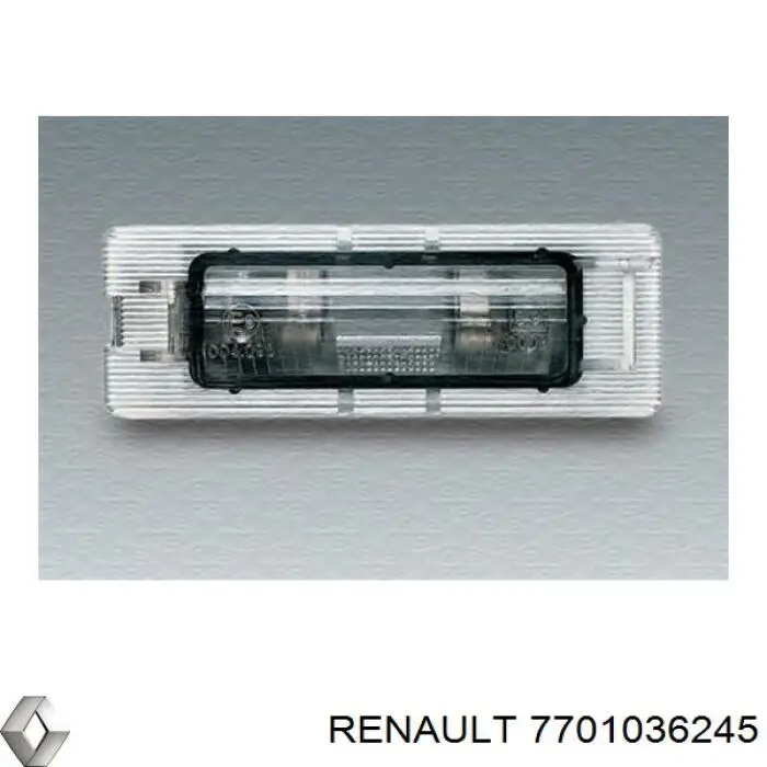 Luz de matrícula para Renault Clio (BC57, 5357)