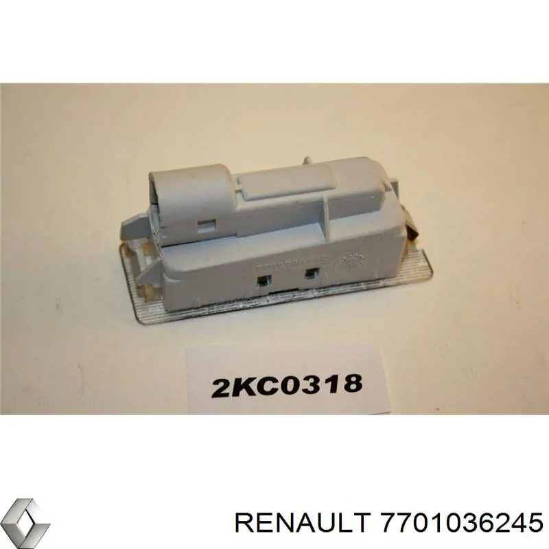 Comprar 7701036245 Renault (RVI) Luz matricula