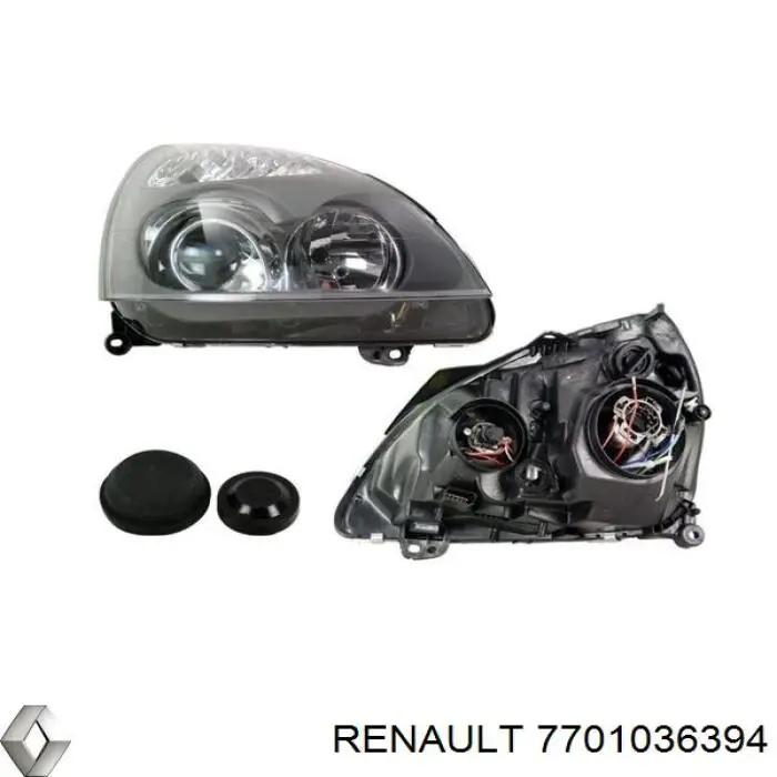 7701036394 Renault (RVI) faro derecho