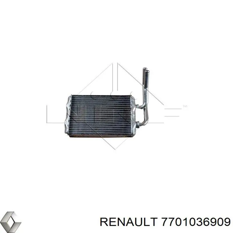 7701036909 Renault (RVI) radiador de calefacción