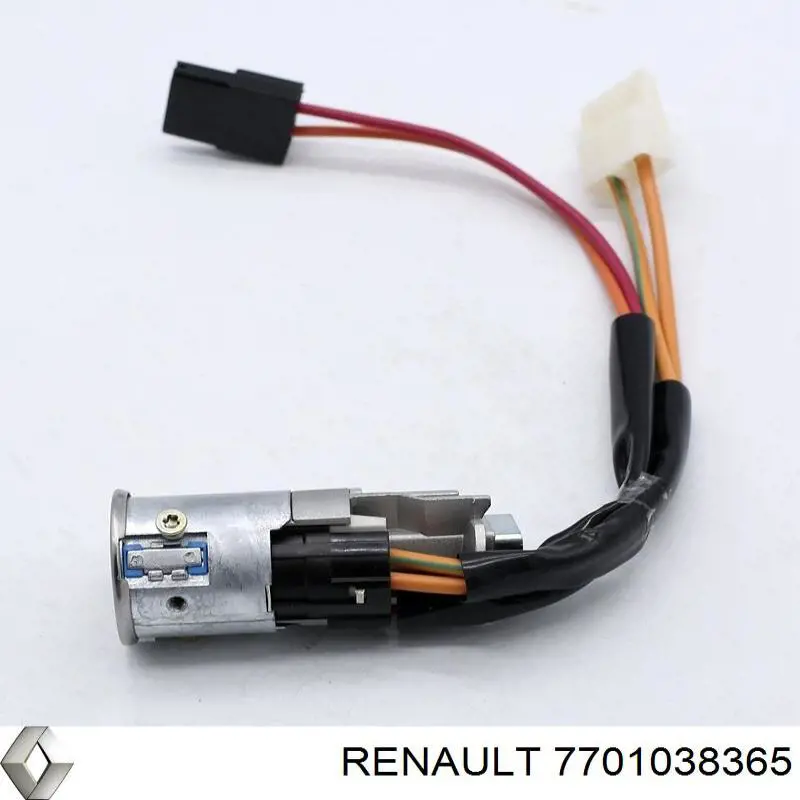 Comprar 7701038365 Renault (RVI) Bombín de cerradura de encendido