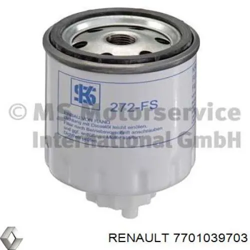 7701039703 Renault (RVI) filtro combustible