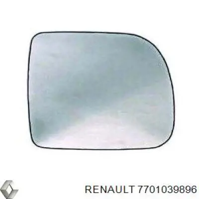 Cristal de espejo retrovisor exterior izquierdo Renault (RVI) 7701039896 precio, desde 9,23 EUR