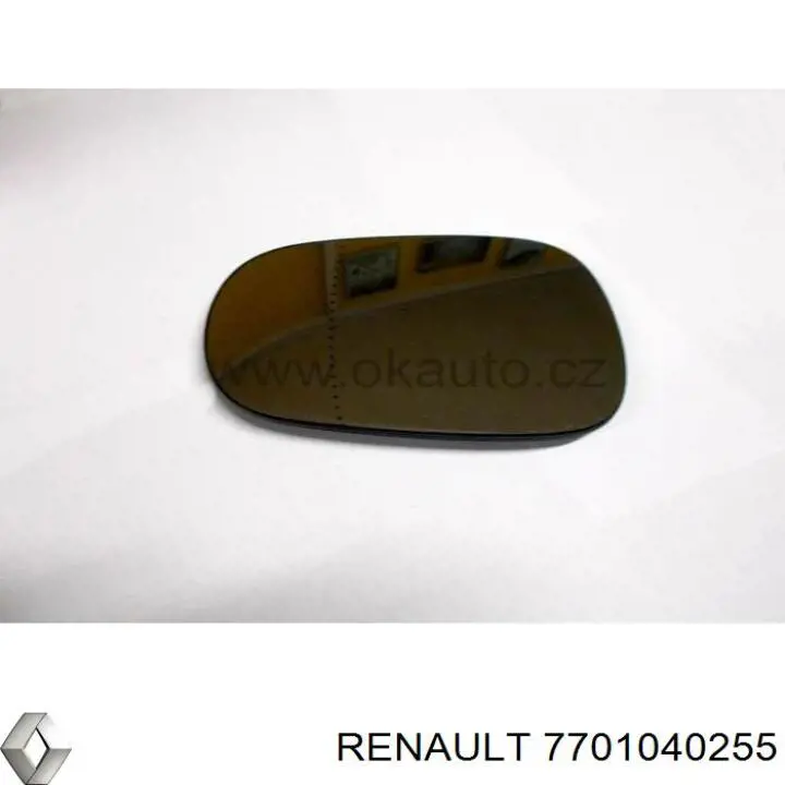 7701040255 Renault (RVI) elemento para espejo retrovisor