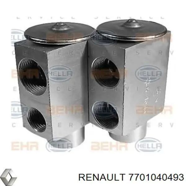 7701040493 Renault (RVI) válvula de expansión, aire acondicionado
