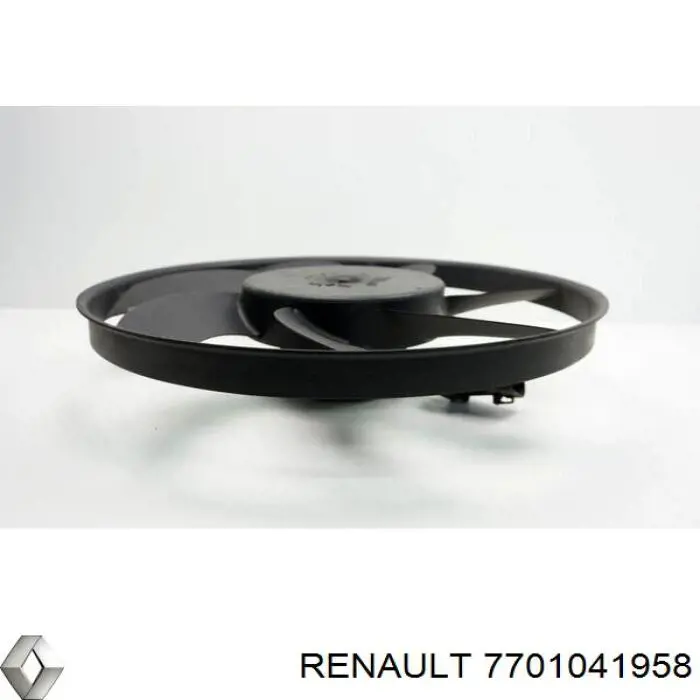 7701041958 Renault (RVI) ventilador (rodete +motor refrigeración del motor con electromotor completo)