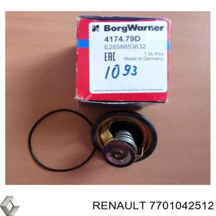 7701042512 Renault (RVI) termostato