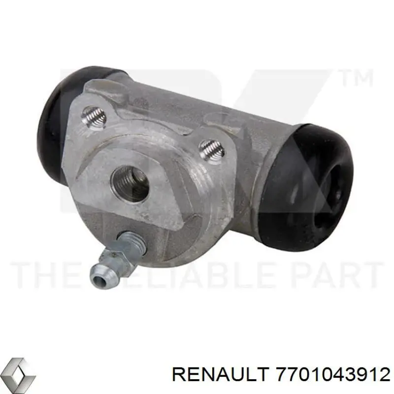 7701043912 Renault (RVI) cilindro de freno de rueda trasero