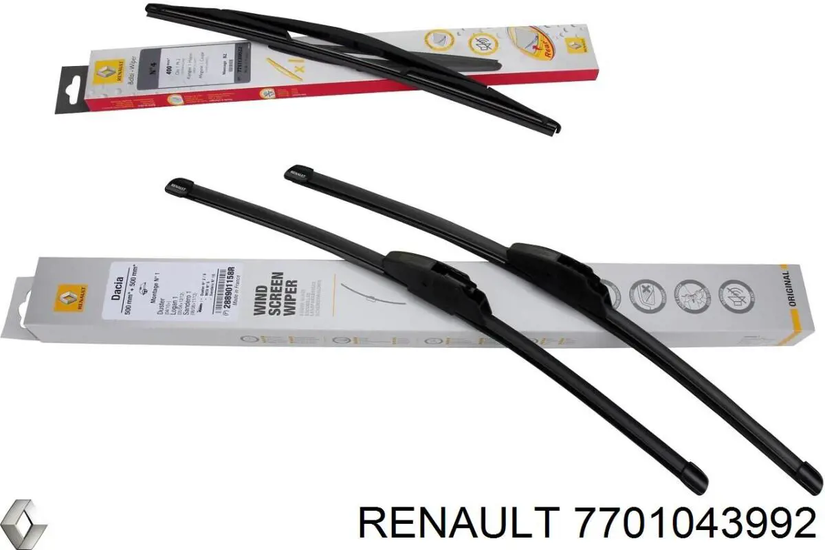 Comprar 7701043992 Renault (RVI) Brazo del limpiaparabrisas, trasero