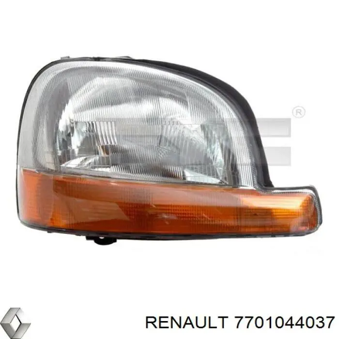 7701044037 Renault (RVI) faro izquierdo