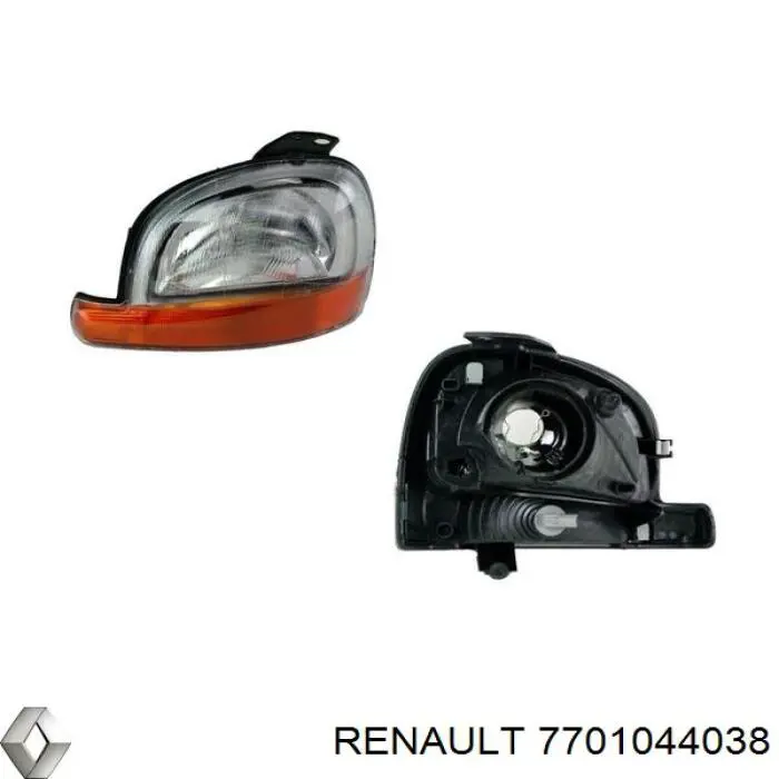 7701044038 Renault (RVI) faro derecho