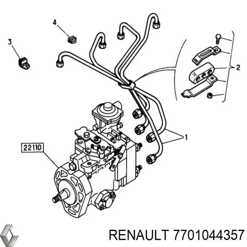 7701044357 Renault (RVI)