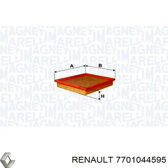 Comprar 7701044595 Renault (RVI) Filtro de aire