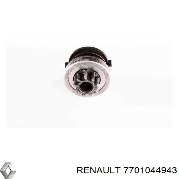 7701044943 Renault (RVI) bendix, motor de arranque