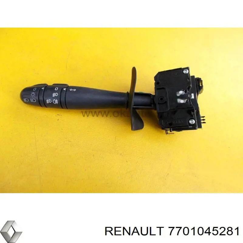 7701045281 Renault (RVI) conmutador en la columna de dirección izquierdo