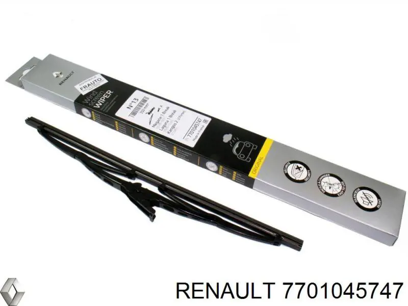 Comprar 7701045747 Renault (RVI) Limpiaparabrisas traseros