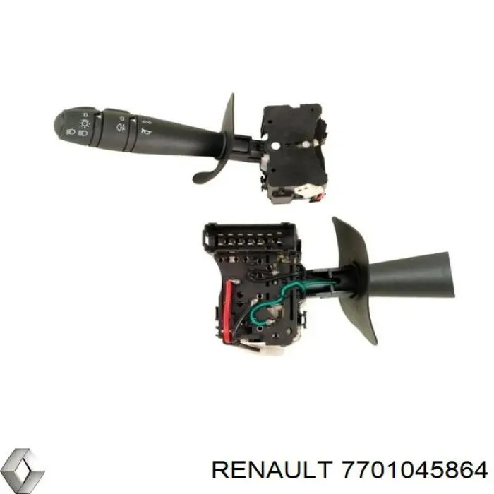 7701045864 Renault (RVI) Conmutador izquierdo de la columna de dirección