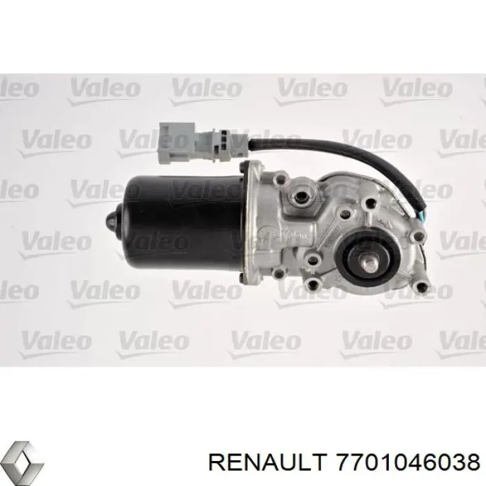 7701046038 Renault (RVI) motor del limpiaparabrisas del parabrisas