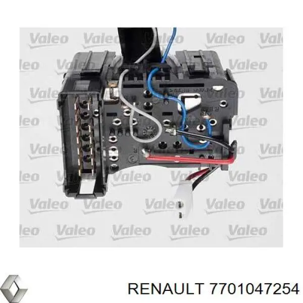 7701047254 Renault (RVI) Conmutador izquierdo de la columna de dirección