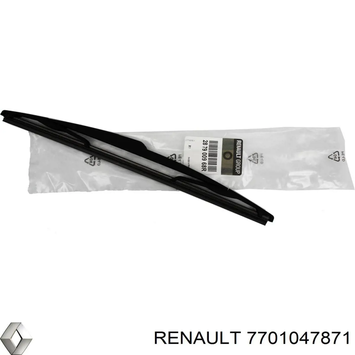 7701047871 Renault (RVI) Limpiaparabrisas trasero
