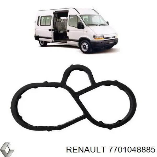 7701048885 Renault (RVI) junta, adaptador de filtro de aceite
