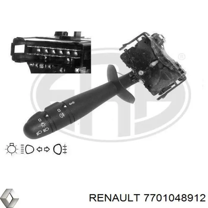 7701048912 Renault (RVI) conmutador en la columna de dirección izquierdo