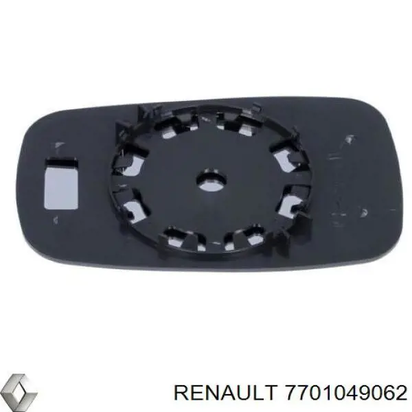 7701049062 Renault (RVI) cristal de espejo retrovisor exterior izquierdo