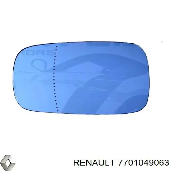 7701049063 Renault (RVI) elemento para espejo retrovisor