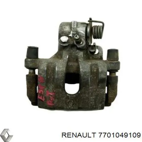 7701049109 Renault (RVI) pinza de freno trasero derecho