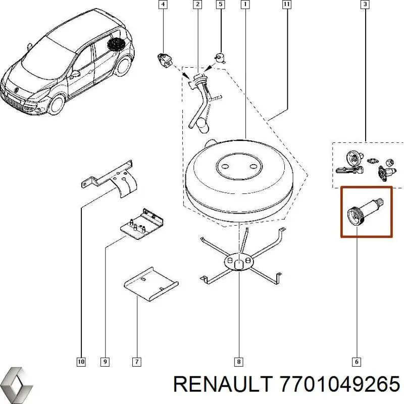 7701049265 Renault (RVI)