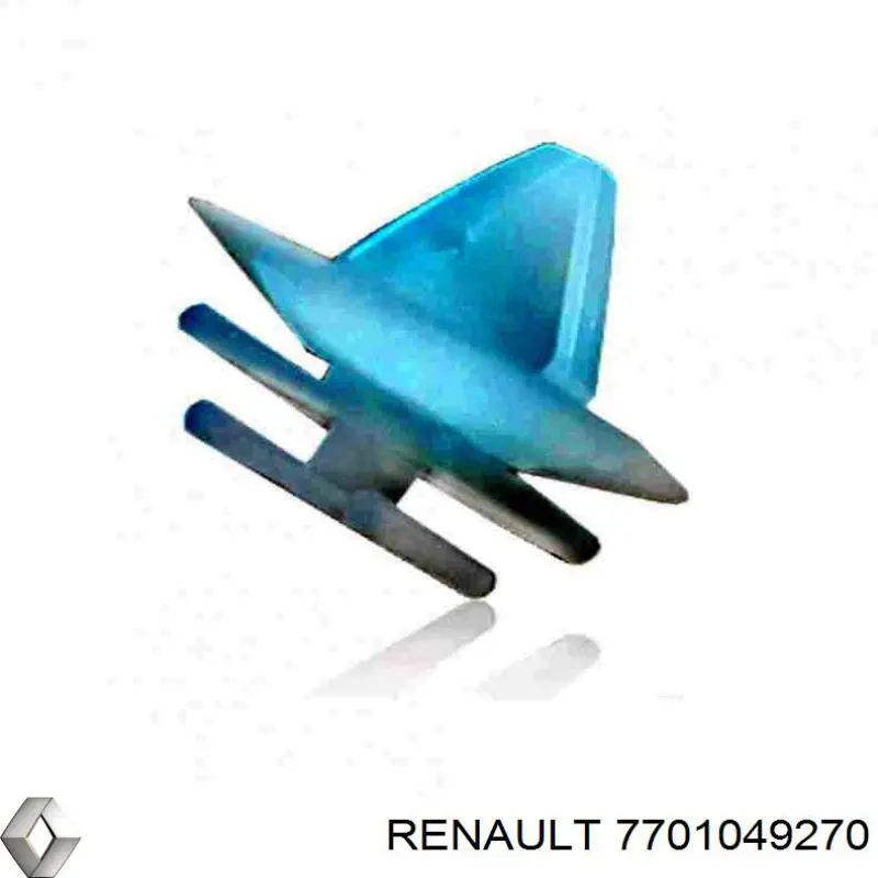 7701049270 Renault (RVI) clips de fijación de moldura de puerta